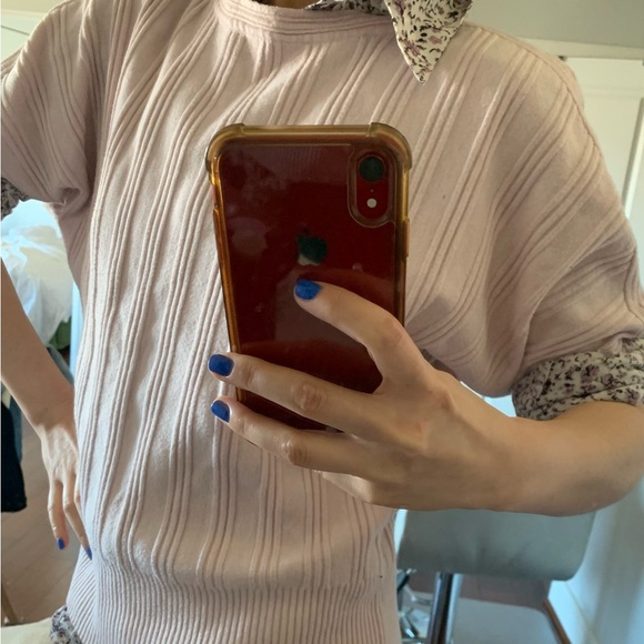 Boat Neck Batwing Wool Blend Sweater, S - Picture 16 of 16